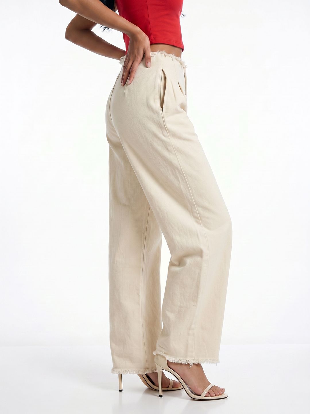 glitchez Women Wide Leg Trousers-picture-49