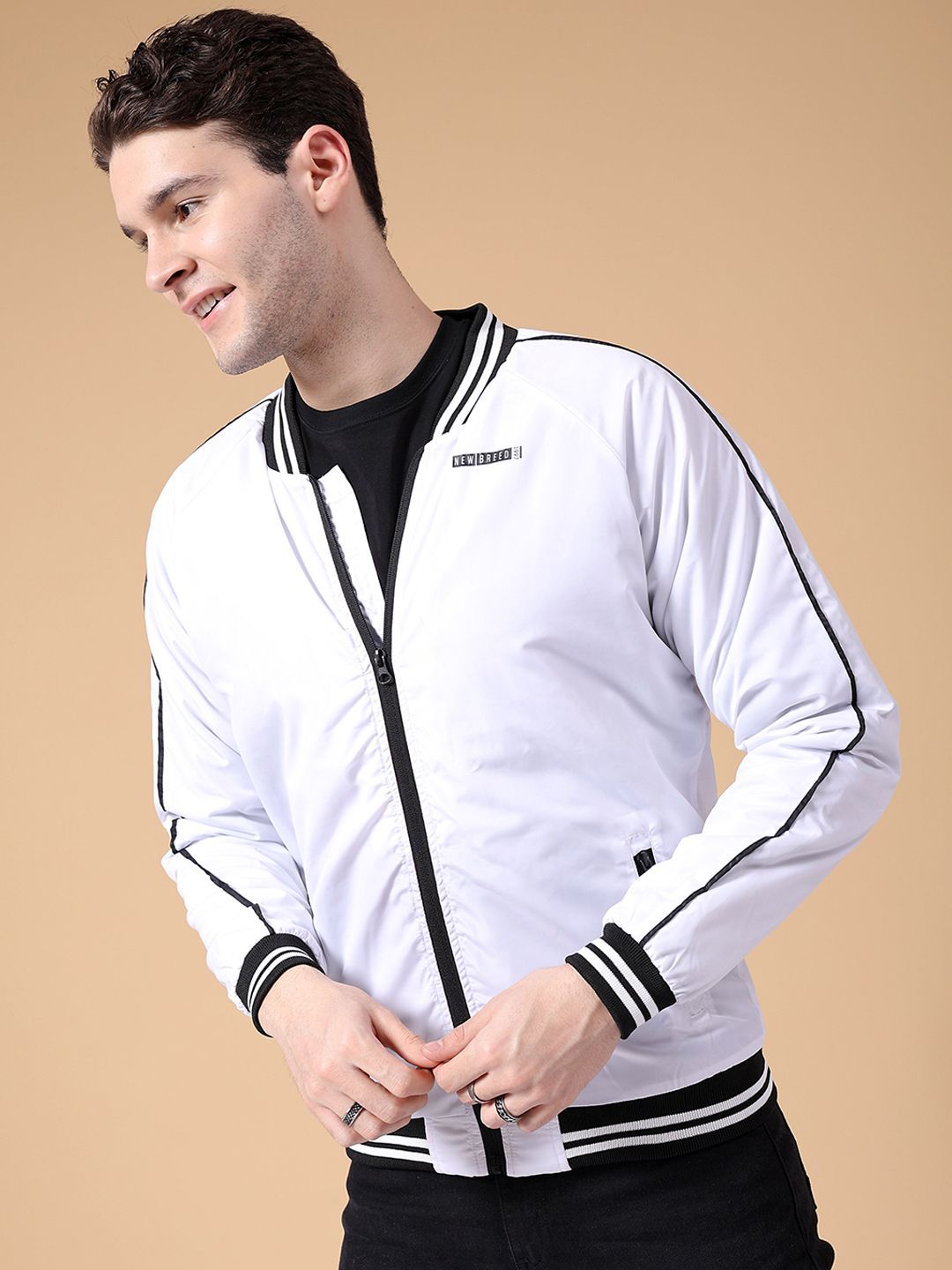 The Indian Garage Co Men Lightweight Bomber Jacket-picture-39