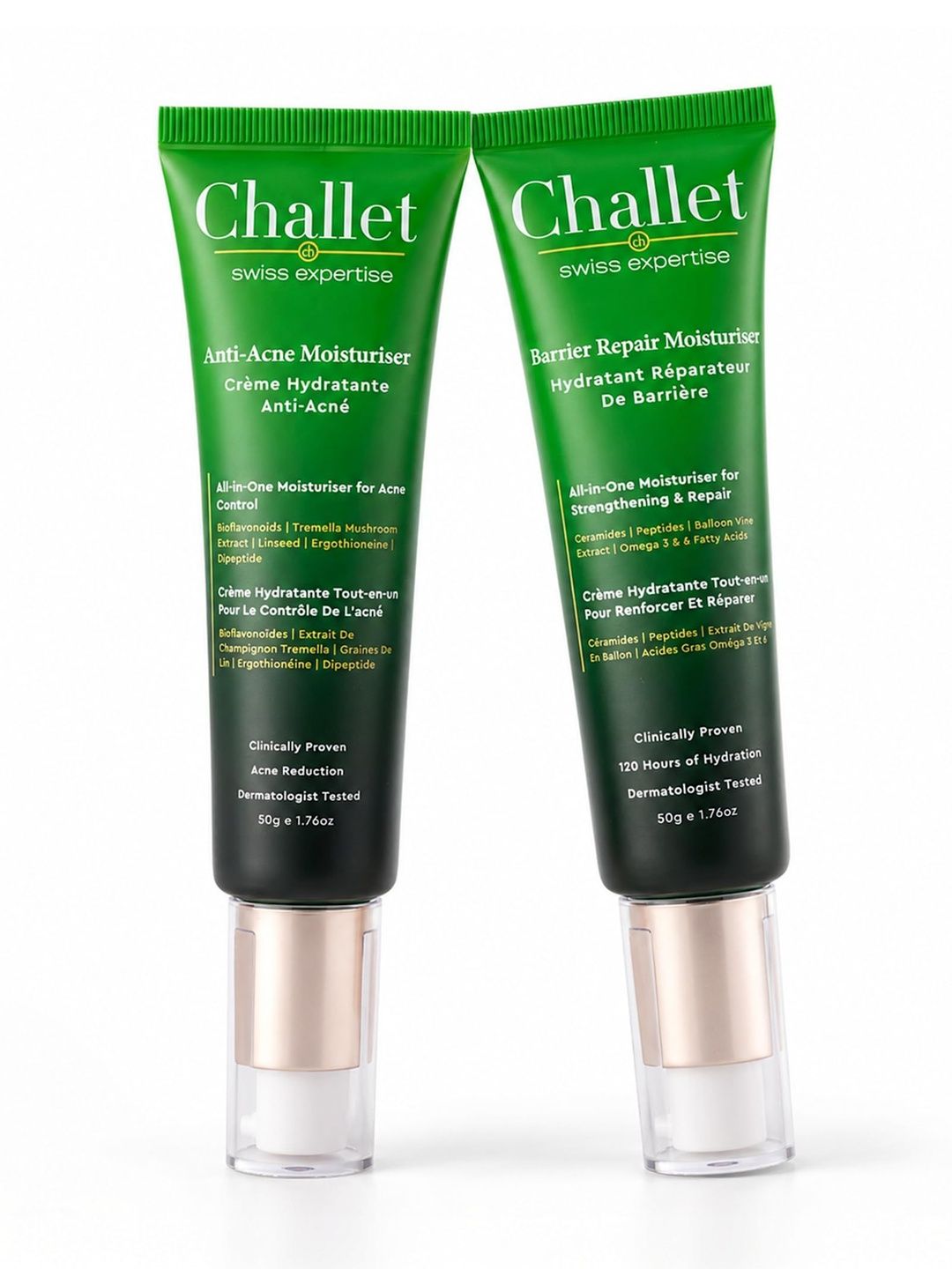 CHALLET 2-Pcs Swiss Expertise 120 Hrs Anti Acne & Barrier Repair Moisturizer - 50 g Each-image-7