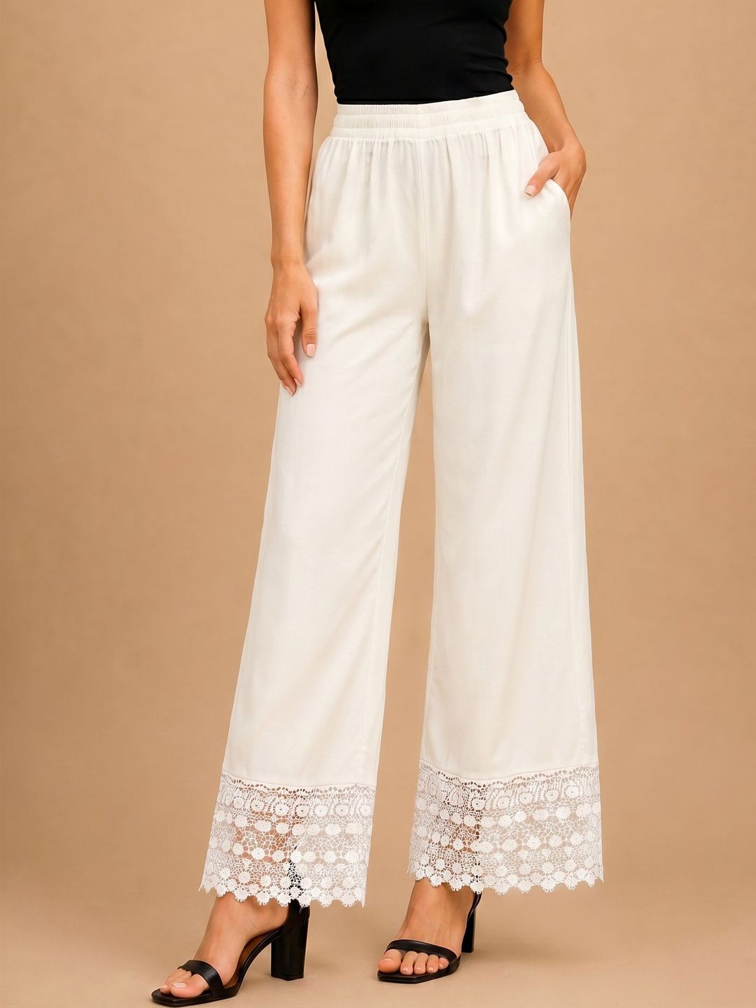 Selvo Women Embroidered Palazzos-picture-17