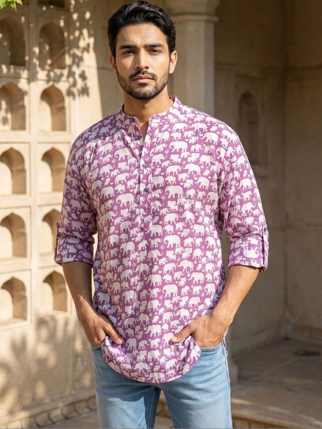 Anouk Mirage Men Ethnic Motifs Printed Kurta-picture-36