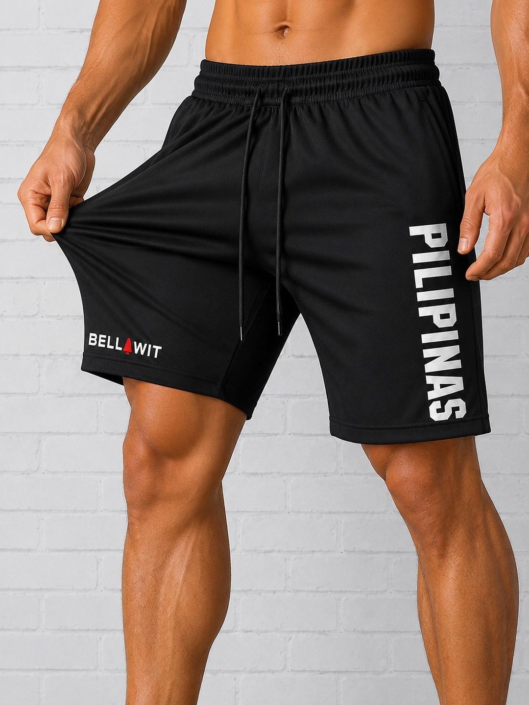 Bellwit Men Typography Printed Training or Gym Shorts-picture-18