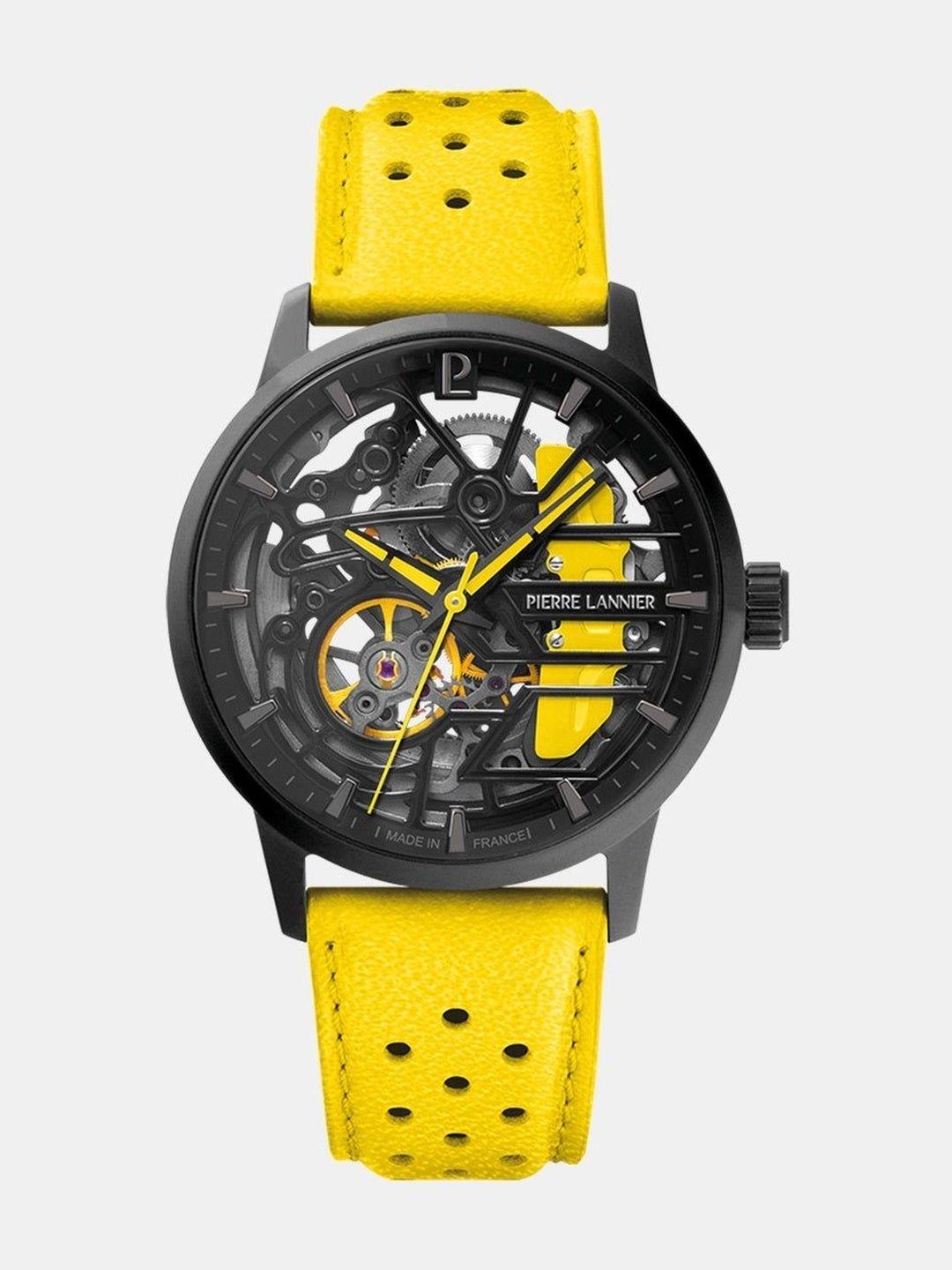 Pierre Lannier Women Skeleton Dial & Leather Straps Analogue Automatic Motion Powered Watch 145G849-image-29