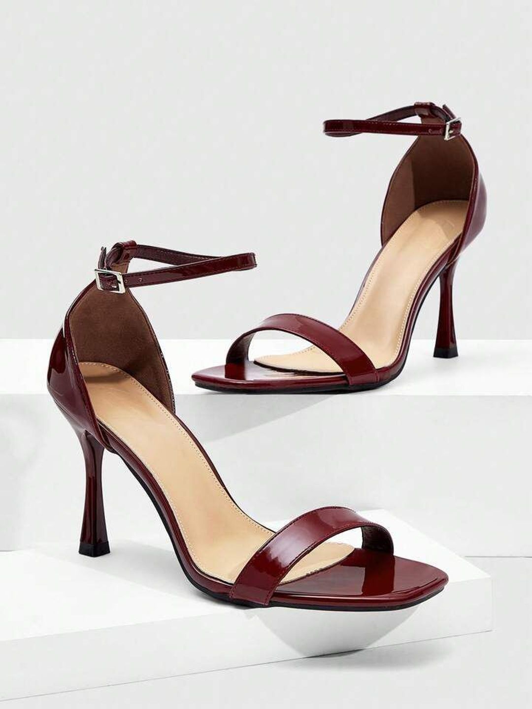 ALLEYSTRAP Stiletto Sandals with Buckles-image-22