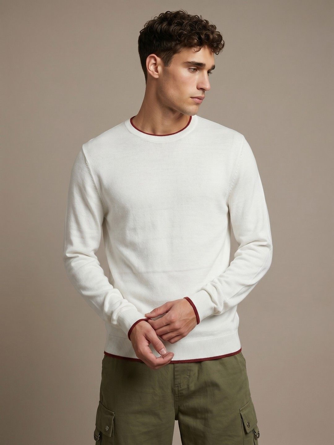 glitchez Round-Neck Regular Fit Pullover-picture-39