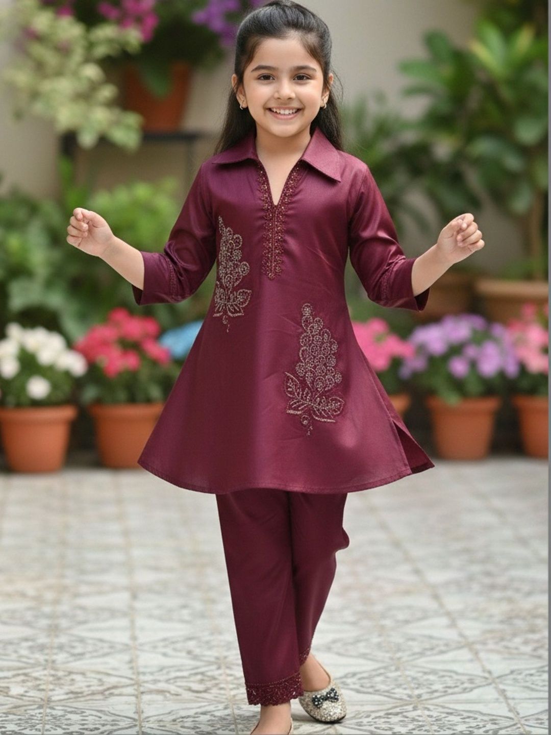 IFA DRESSES Girls Tunic with Trousers-picture-54