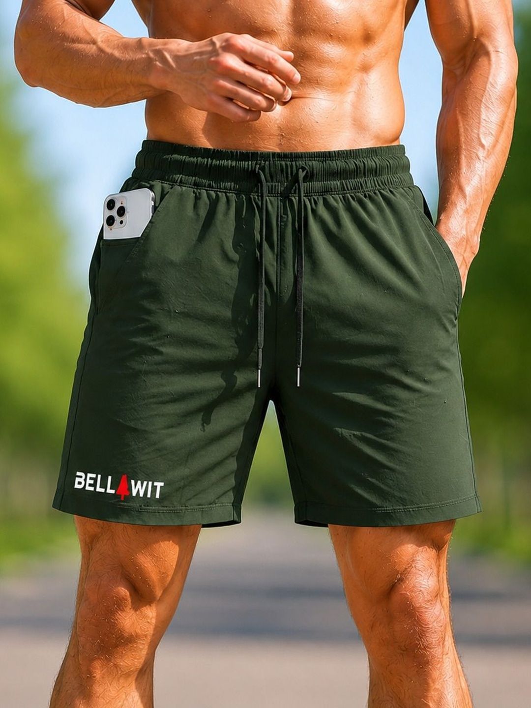 Bellwit Men Typography Training or Gym Shorts-picture-13
