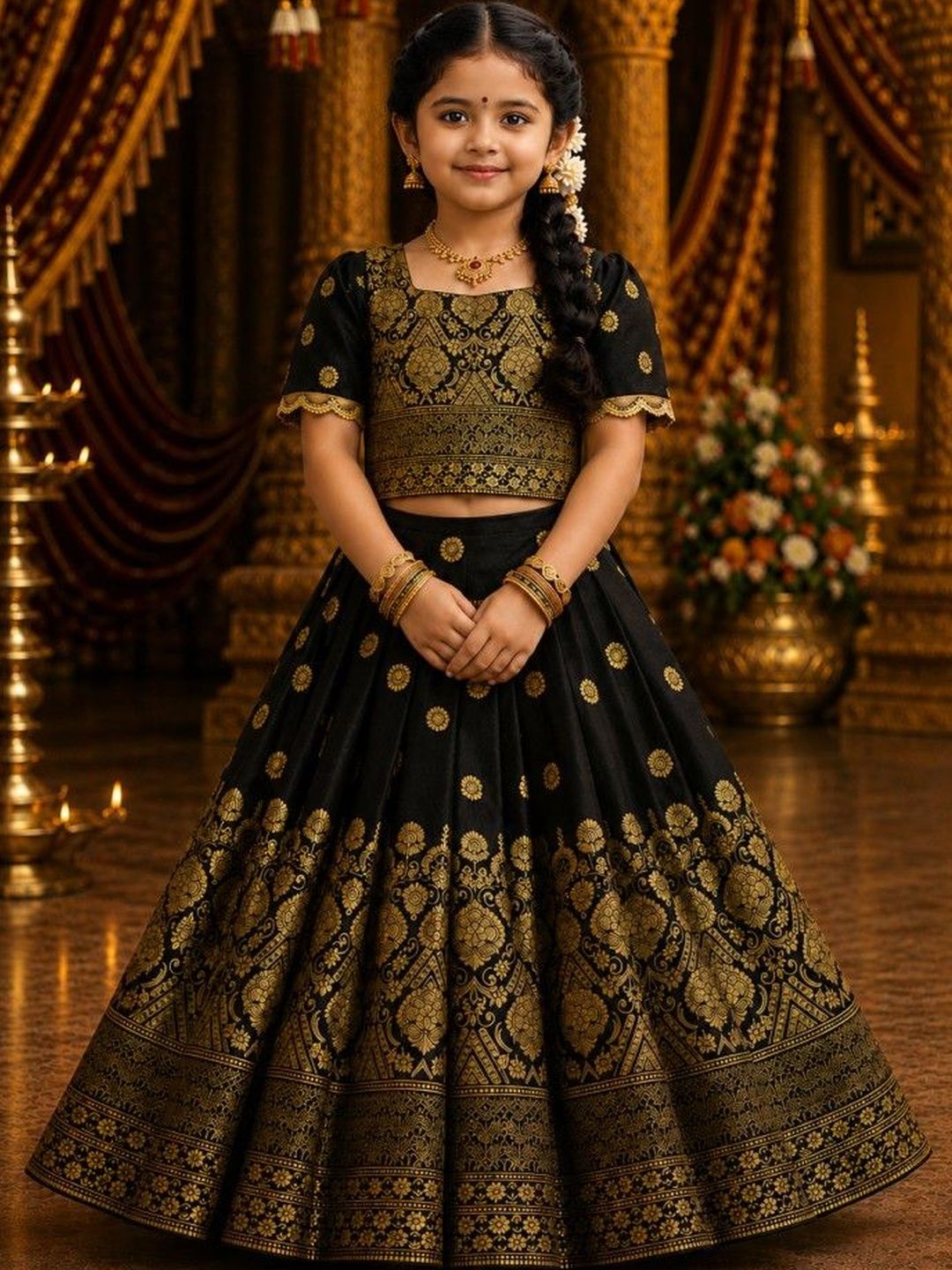 Ethzy Girls Ready to Wear Lehenga &-picture-11