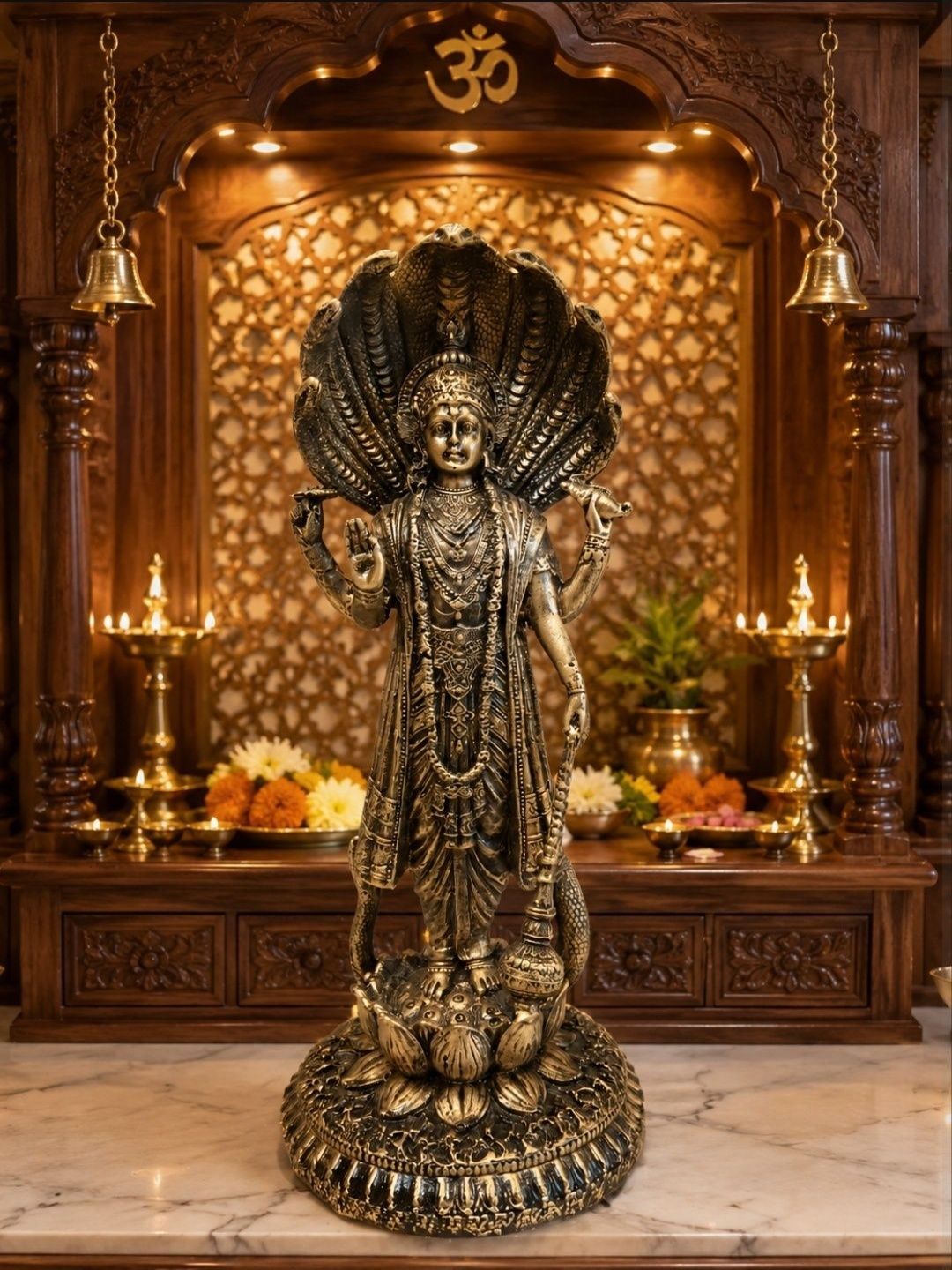 SANKALAN CREATIONS Gold-Toned Idol Showpiece-image-14