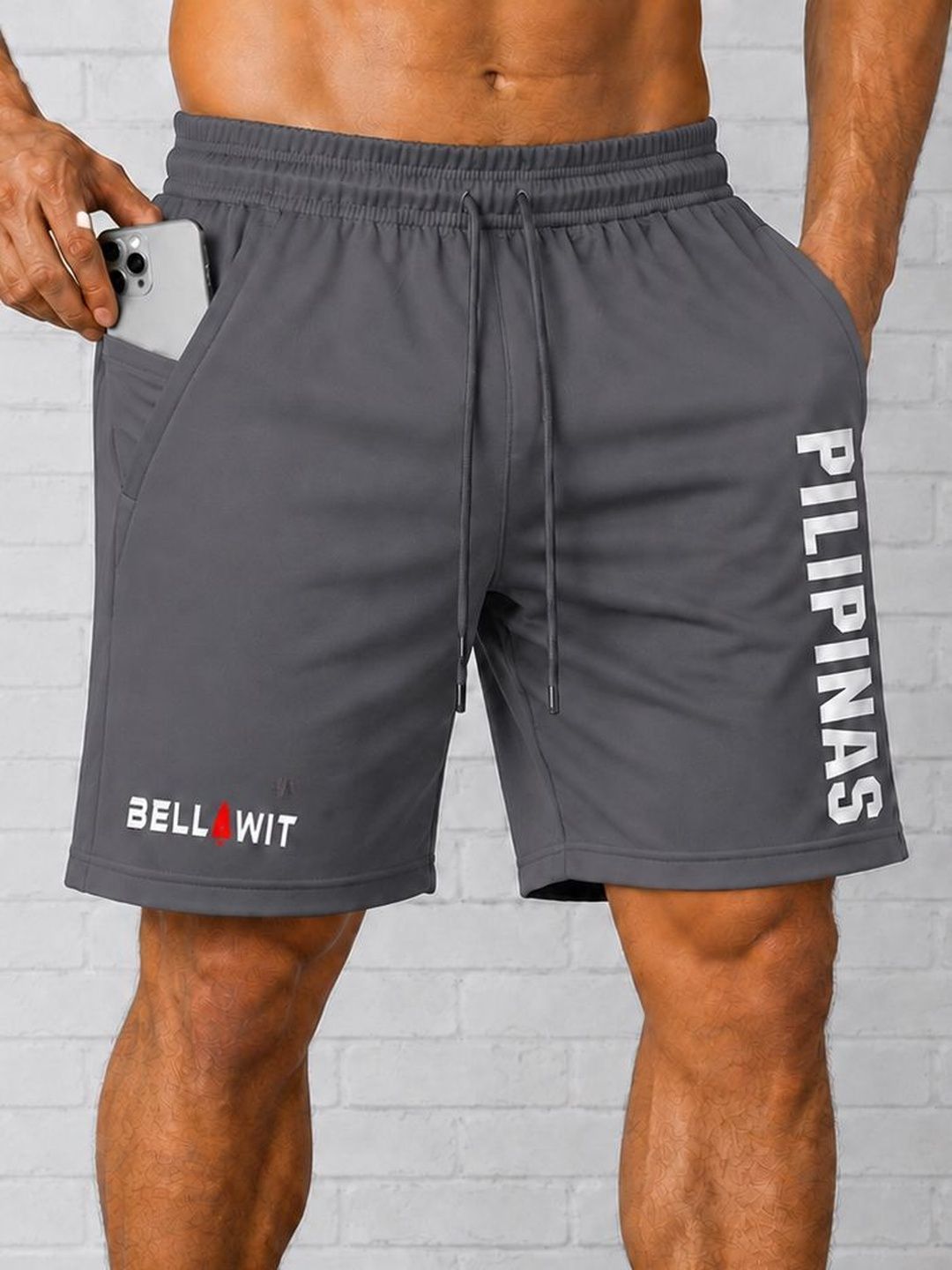Bellwit Men Typography Printed Training or Gym Shorts-picture-40