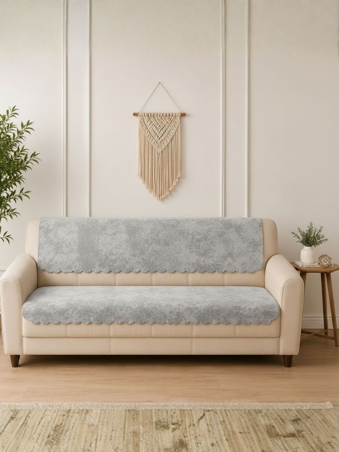 Florida Grey Sofa Cover Without Arms-image-13