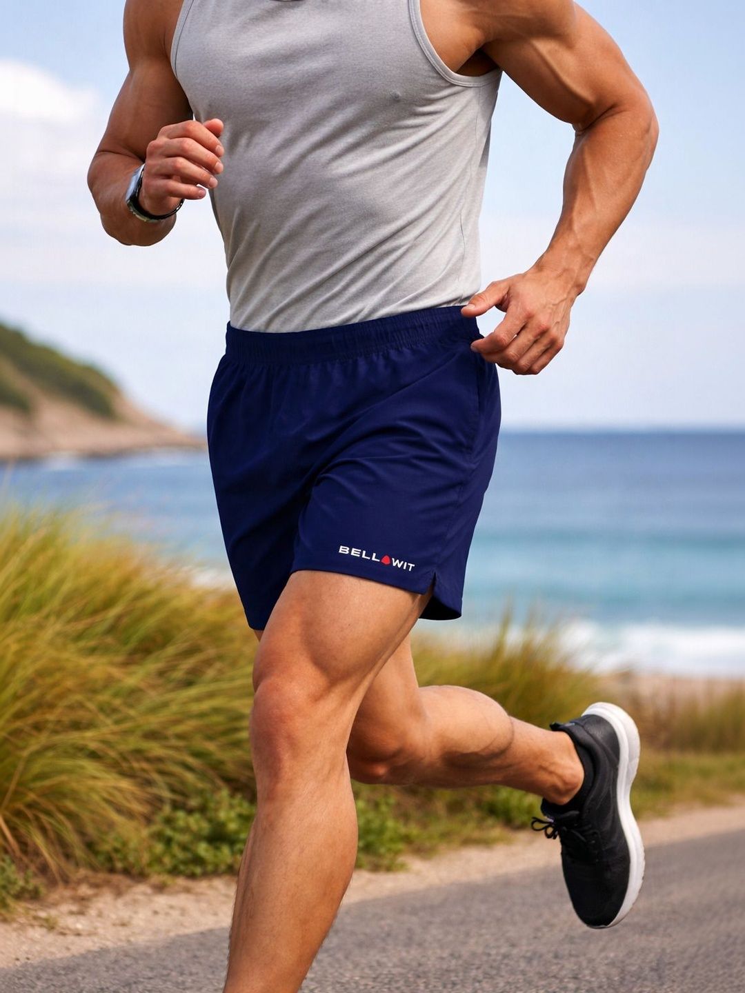 Bellwit Men Running Sports Shorts-picture-33