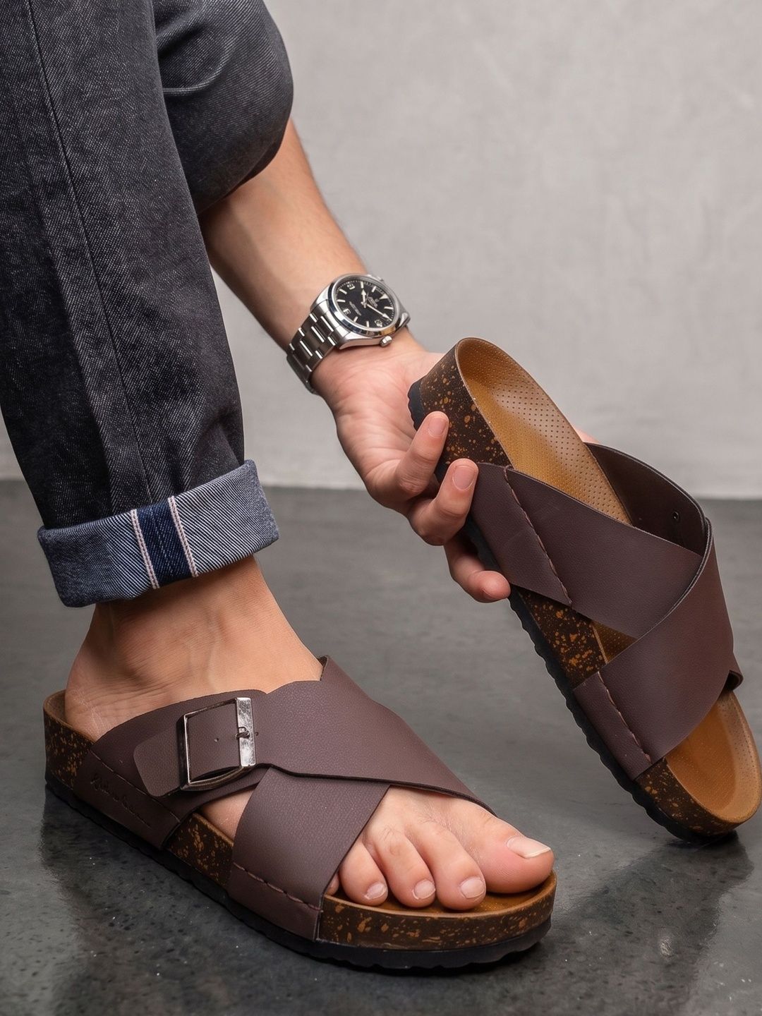 Mast & Harbour Men Comfort Sandals-picture-19