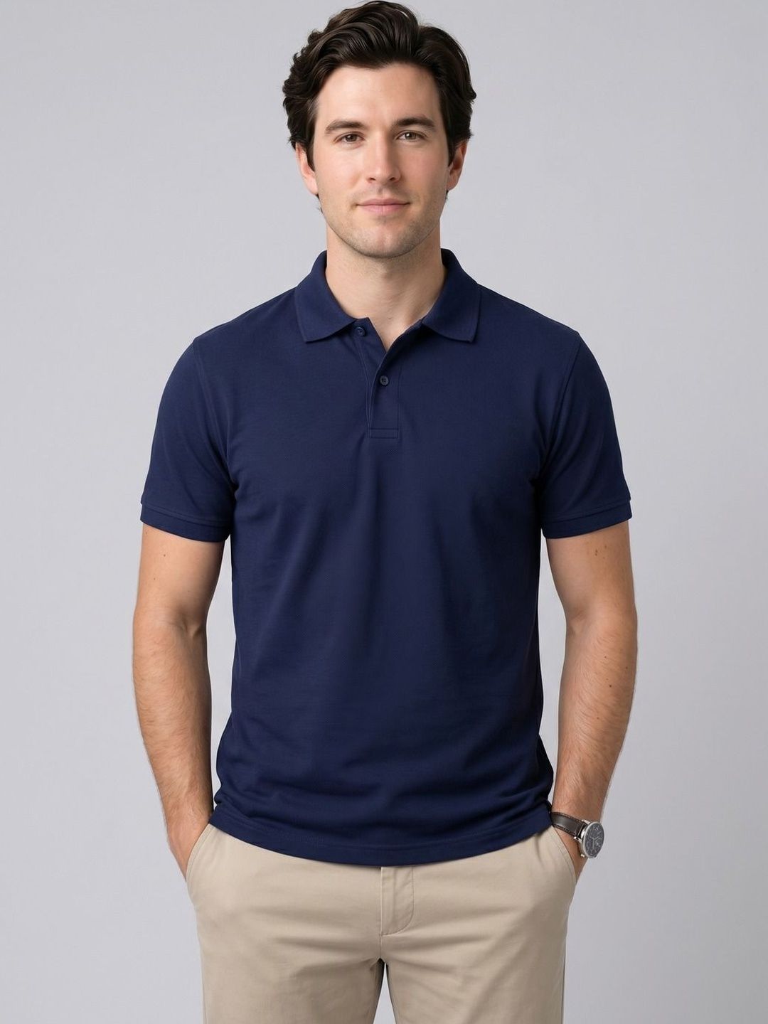 SZN Men Polo Collar Dri-FIT Slim Fit T-shirt-picture-51