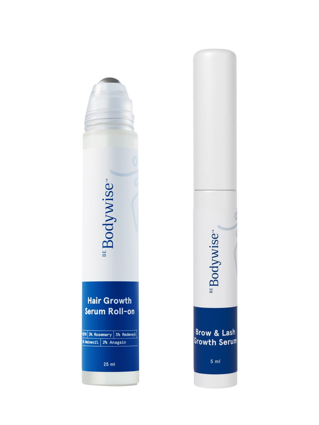 Be Bodywise Pack of 2 Hair Growth Serum Roll On with Brow & Lash Growth Serum-image-32