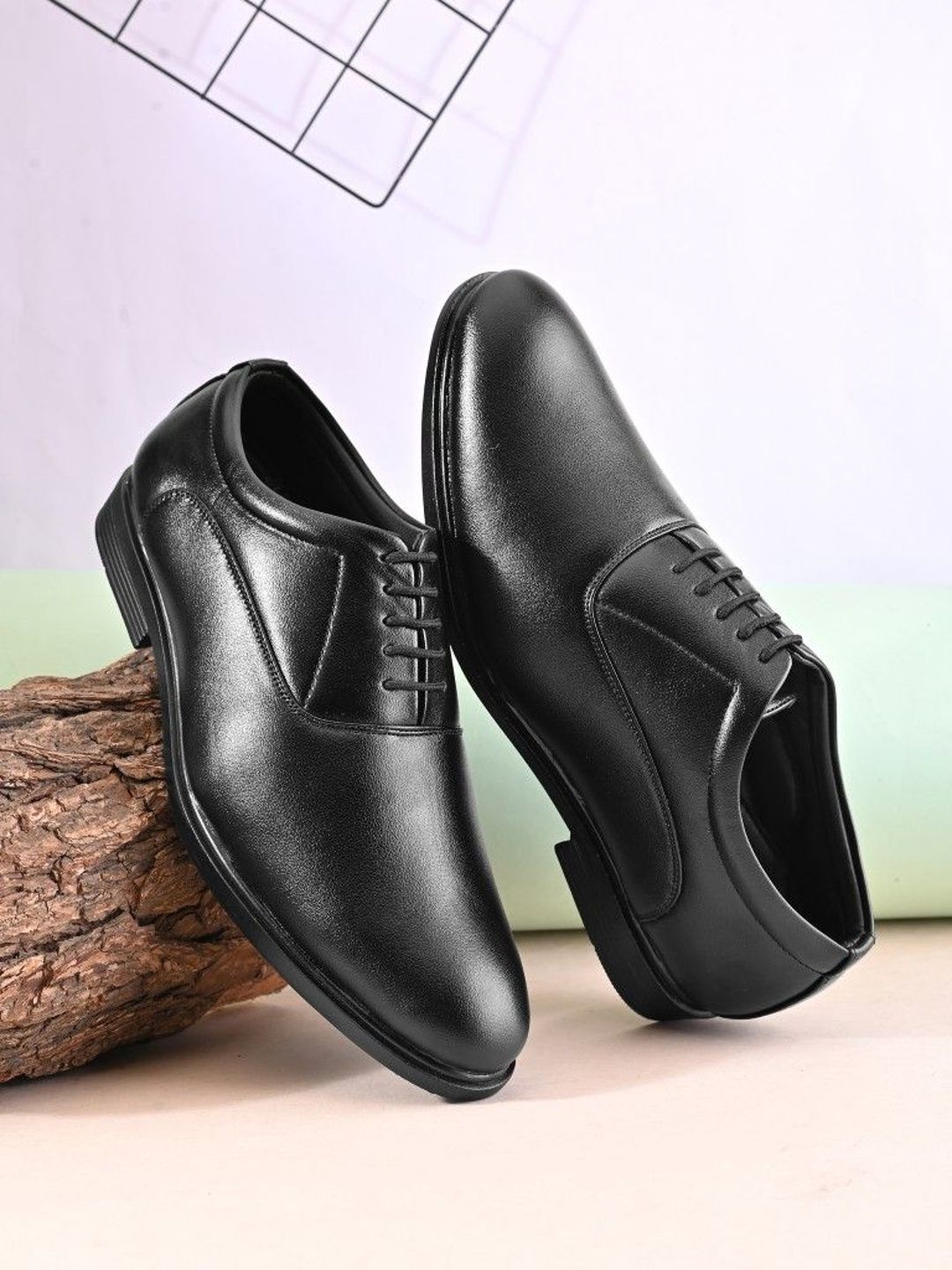 HERE&NOW Men Pointed-Toe Formal Oxfords-picture-25