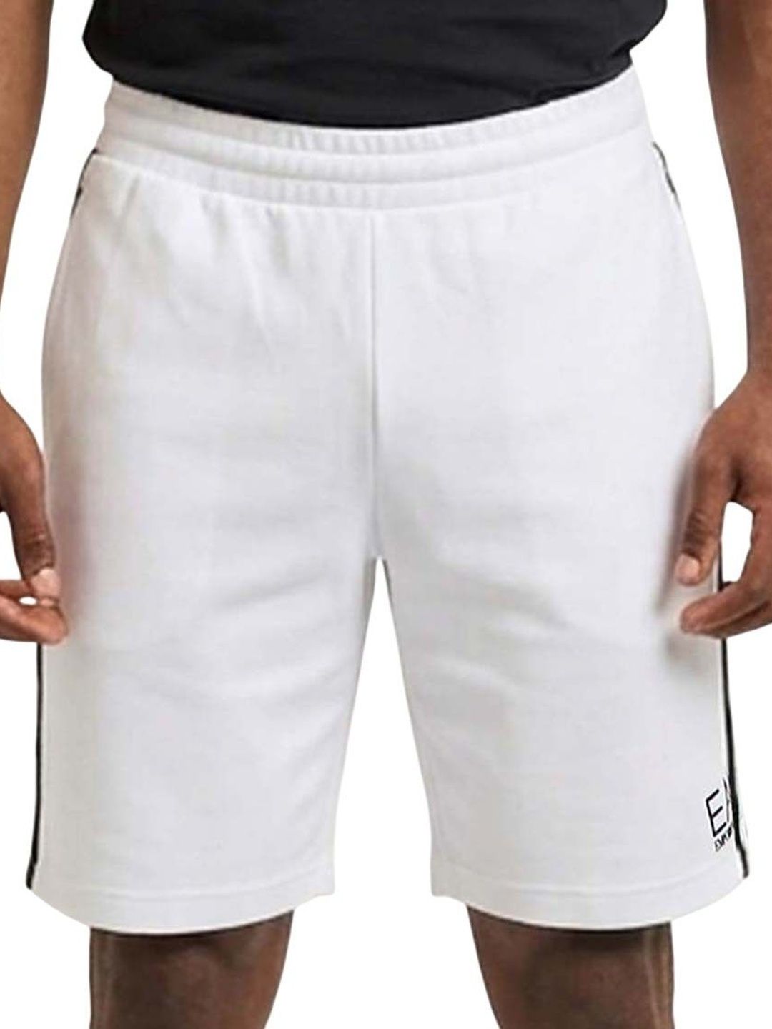 ea7 emporio armani White Solid Shorts-picture-36