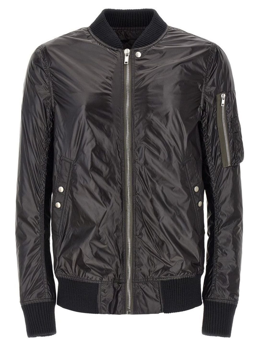 Rick Owens Black Solid Bomber Jacket-picture-18