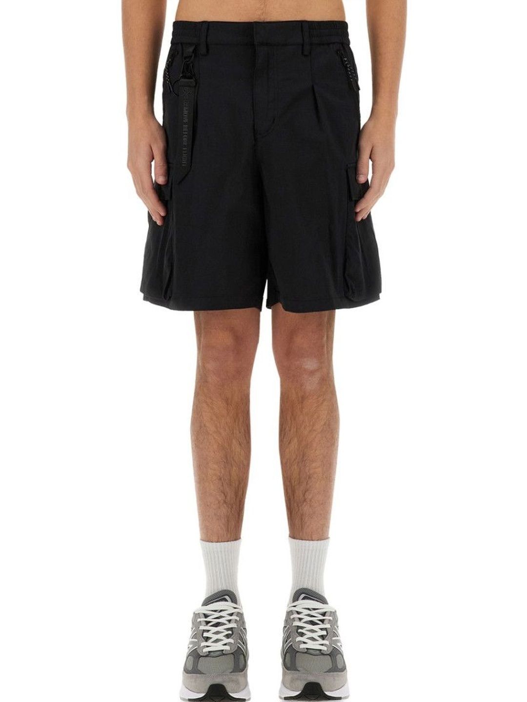 Black Solid Shorts-image-18