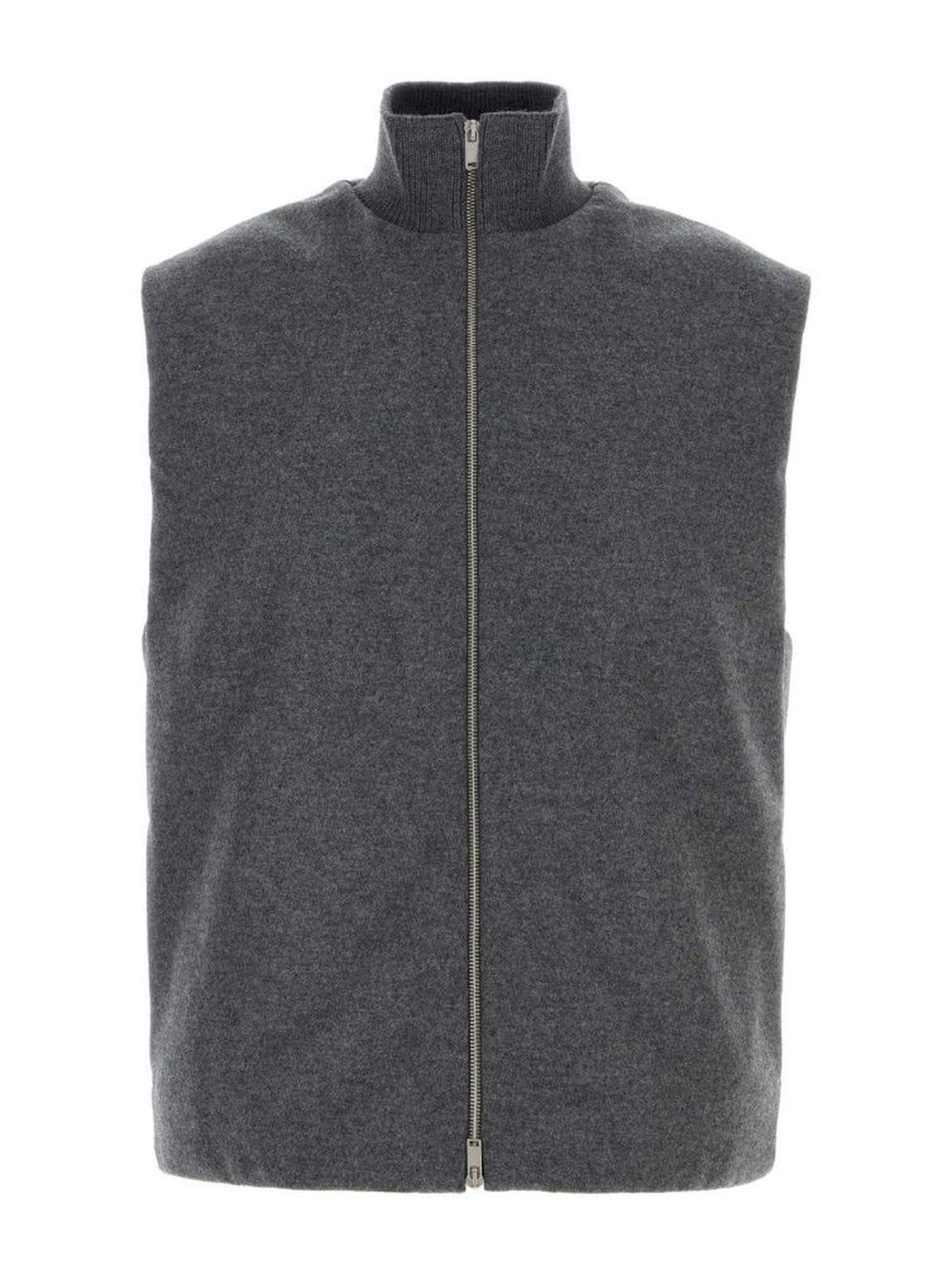 Jil Sander Grey Mock Collar Jacket-picture-45