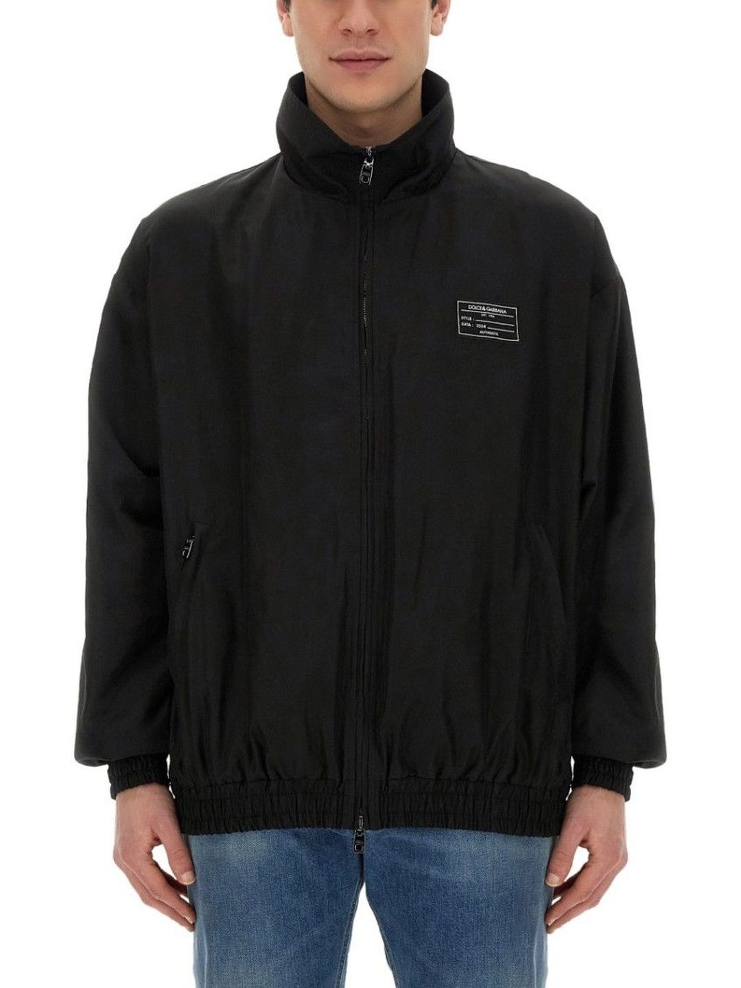 Dolce & Gabbana Black Solid Hood Jacket-image-41