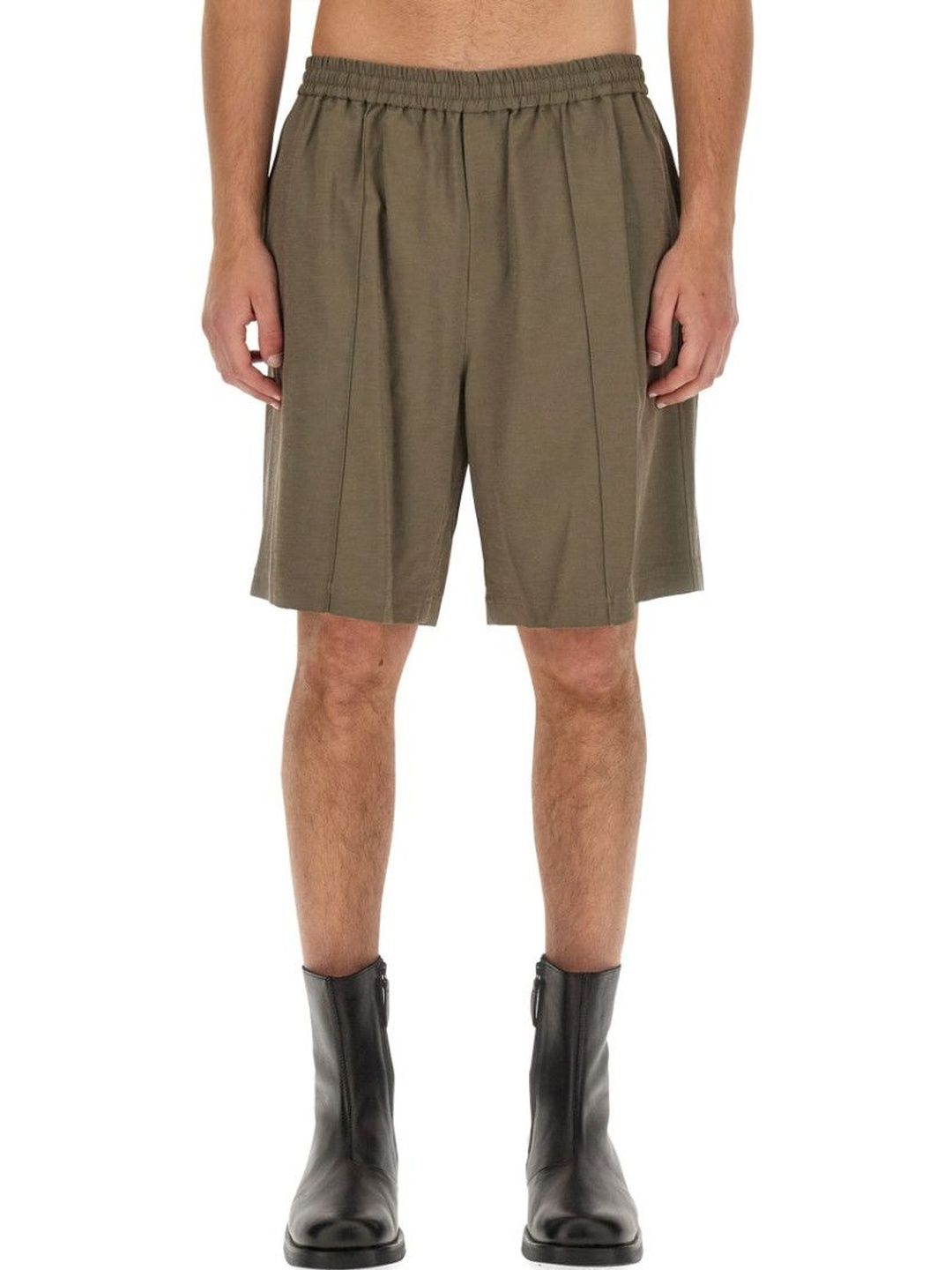 helmut lang Green Solid Shorts-picture-54