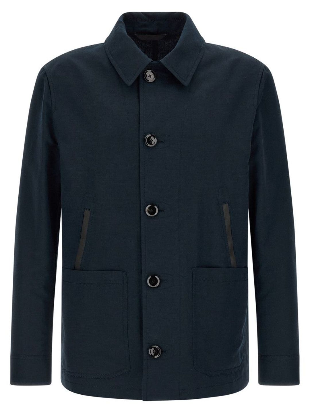 Brioni Blue Shirt Collar Jacket-picture-30