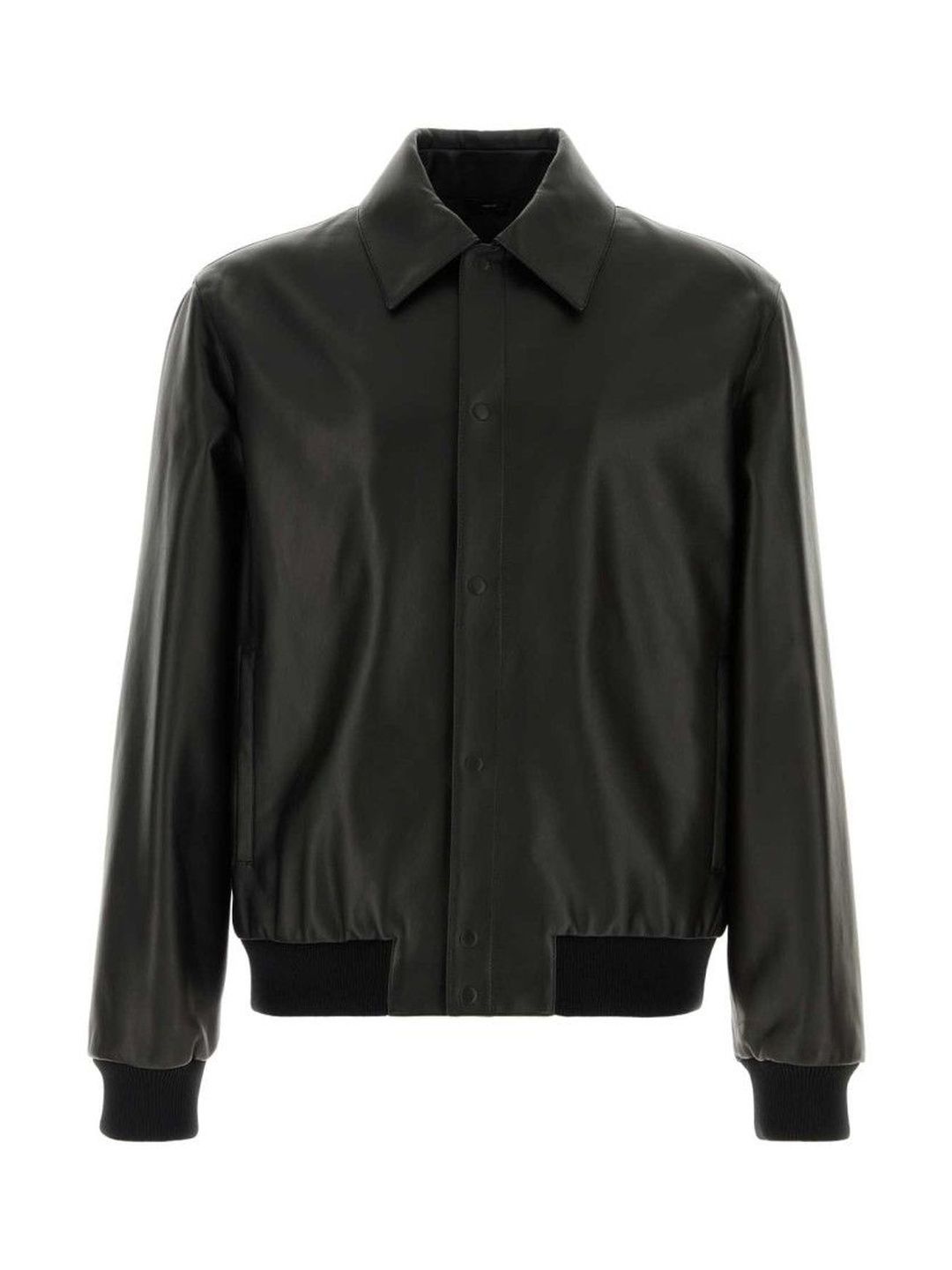 fendi Black Leather Jacket-picture-25