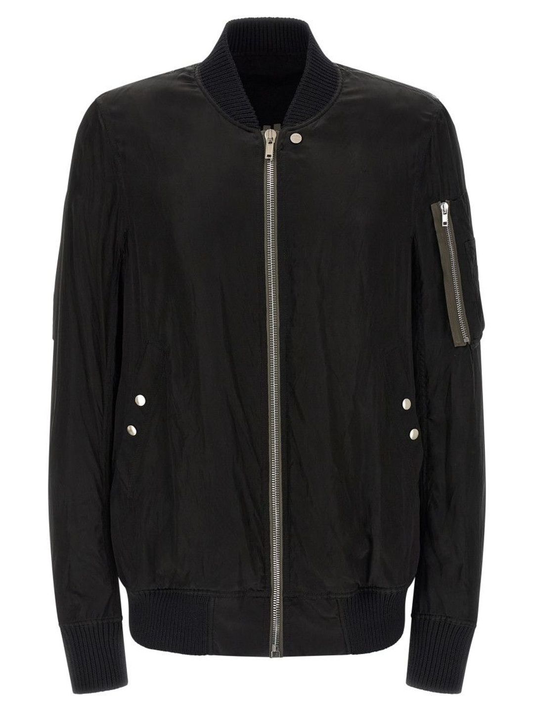 Rick Owens Black Solid Bomber Jacket-picture-14