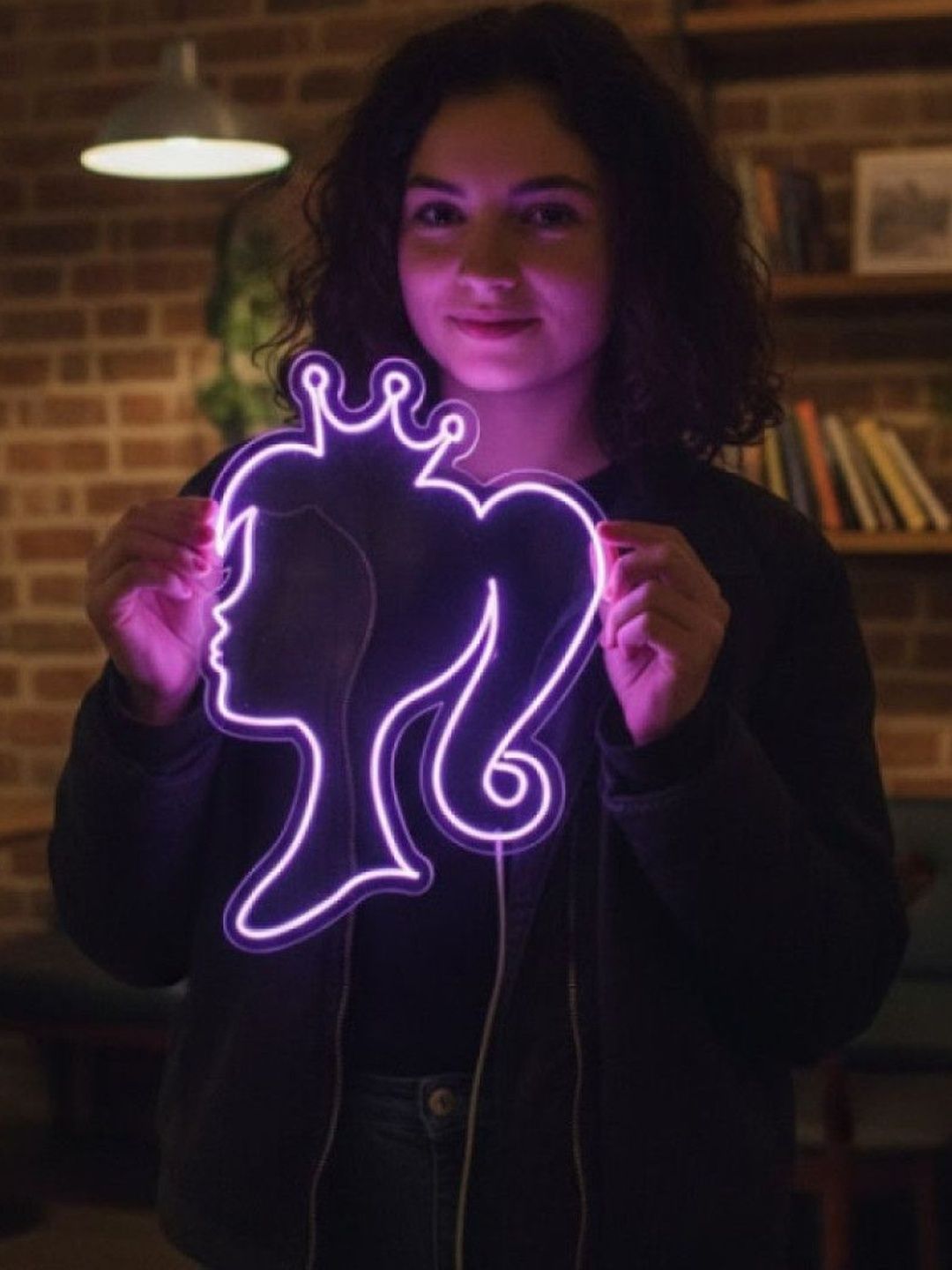 Custom Neon Princess Silhouette String Lights-image-20