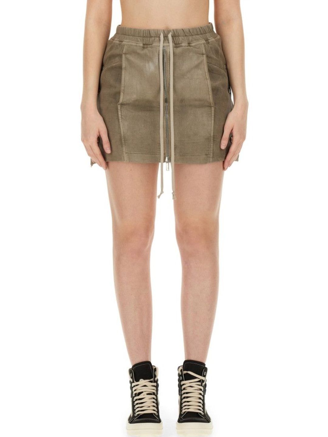 Rick Owens Denim Solid Mini Skirt-picture-35