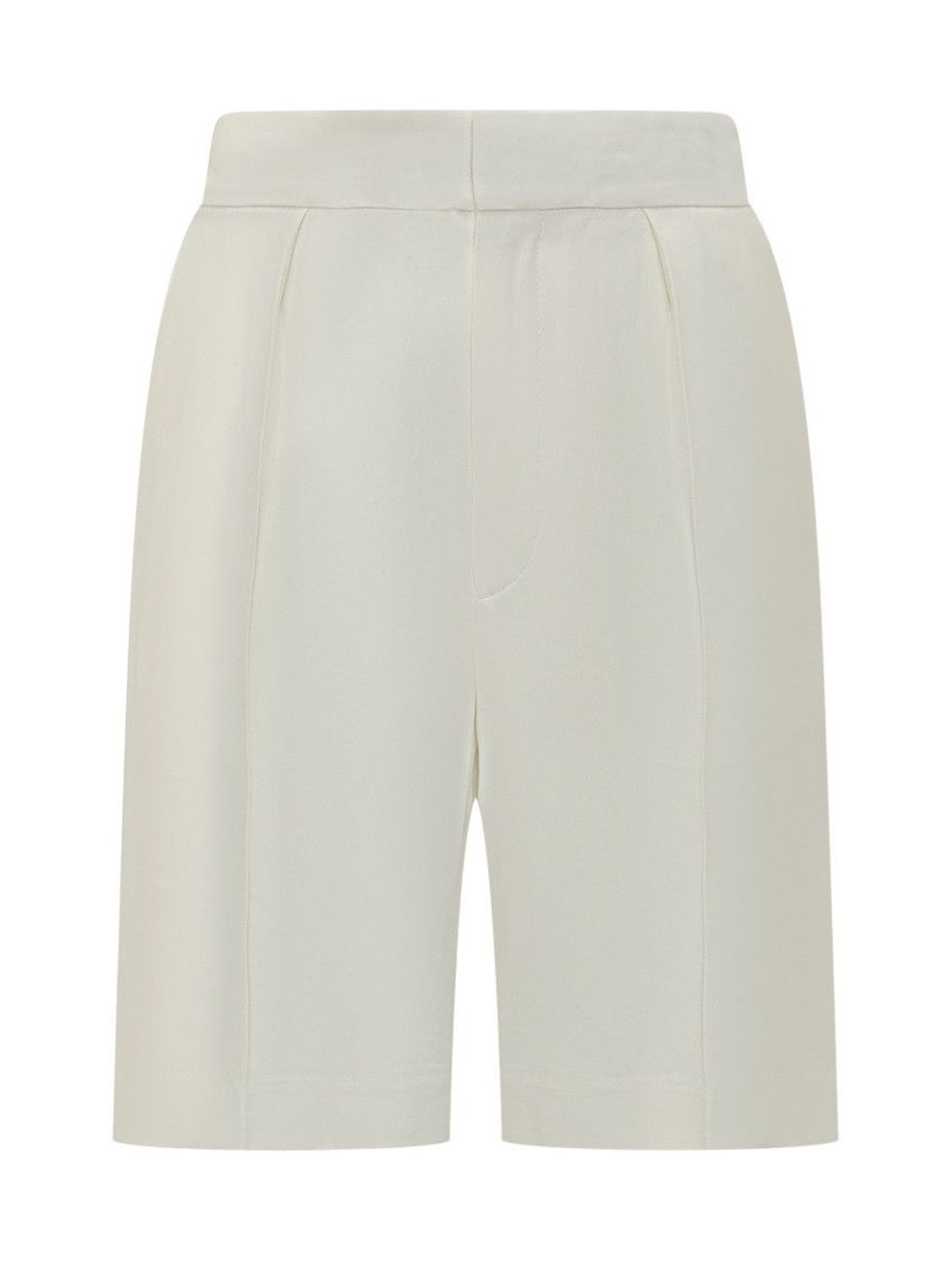 Victoria Beckham White Solid Shorts-picture-57