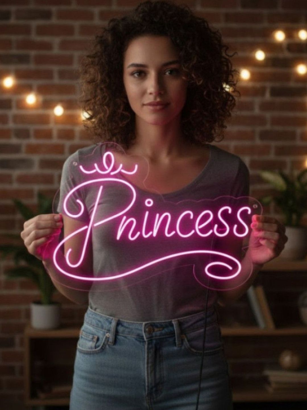 Custom Neon Princess Design String Light-picture-27