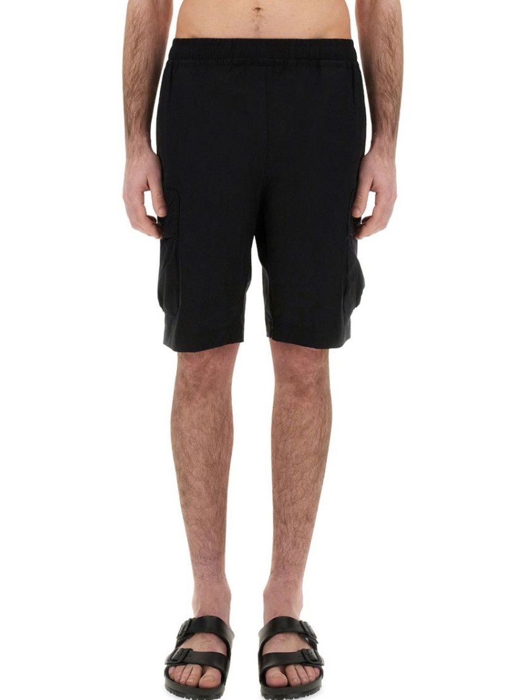Black Solid Shorts-image-19