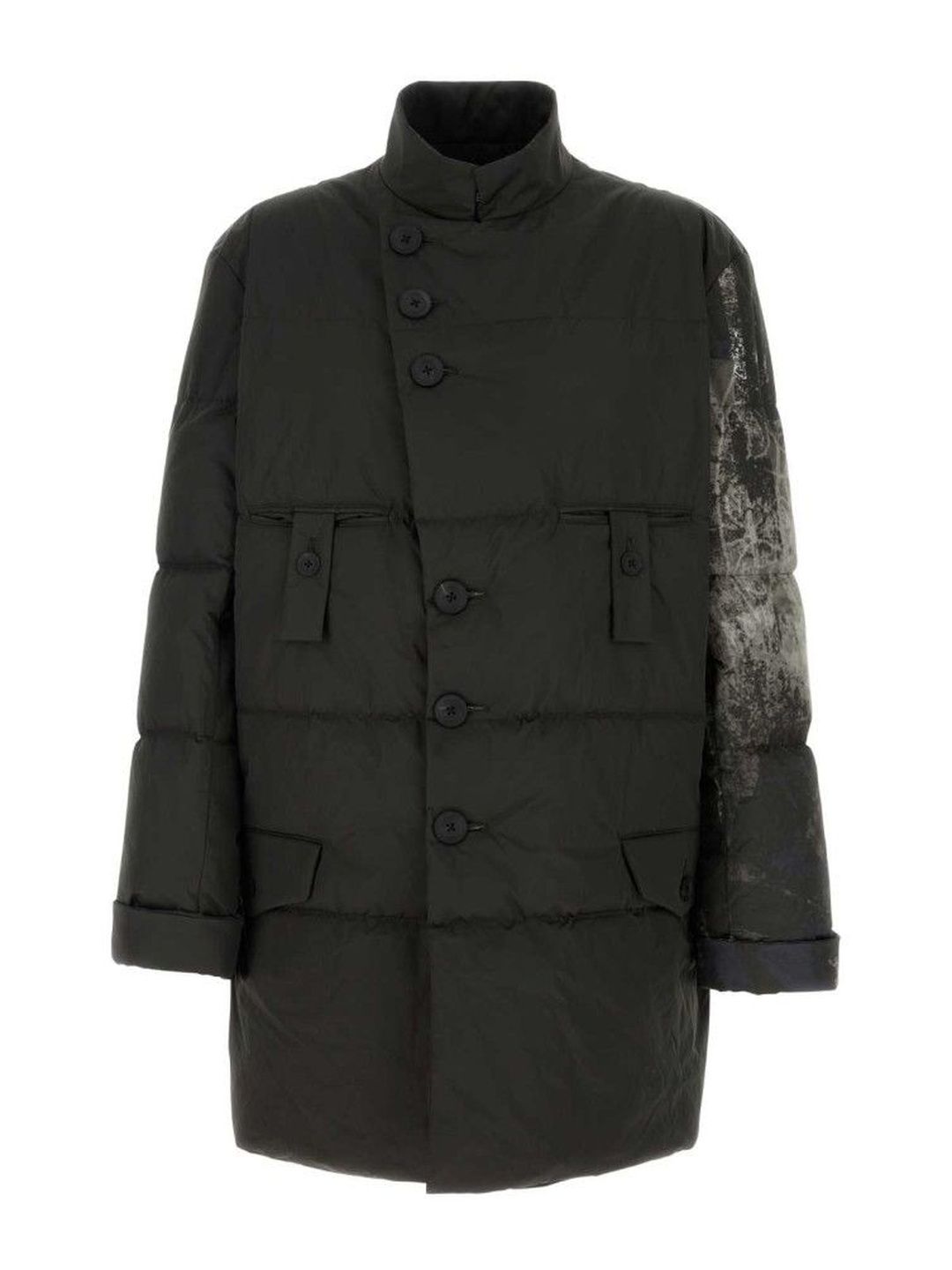 yohji yamamoto Black Mock Collar Jacket-picture-36