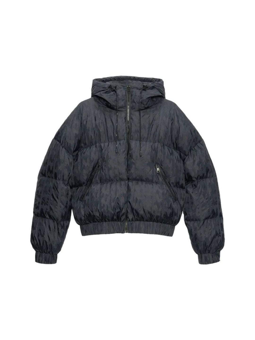 MSGM Black Abstract Hood Jacket-picture-22