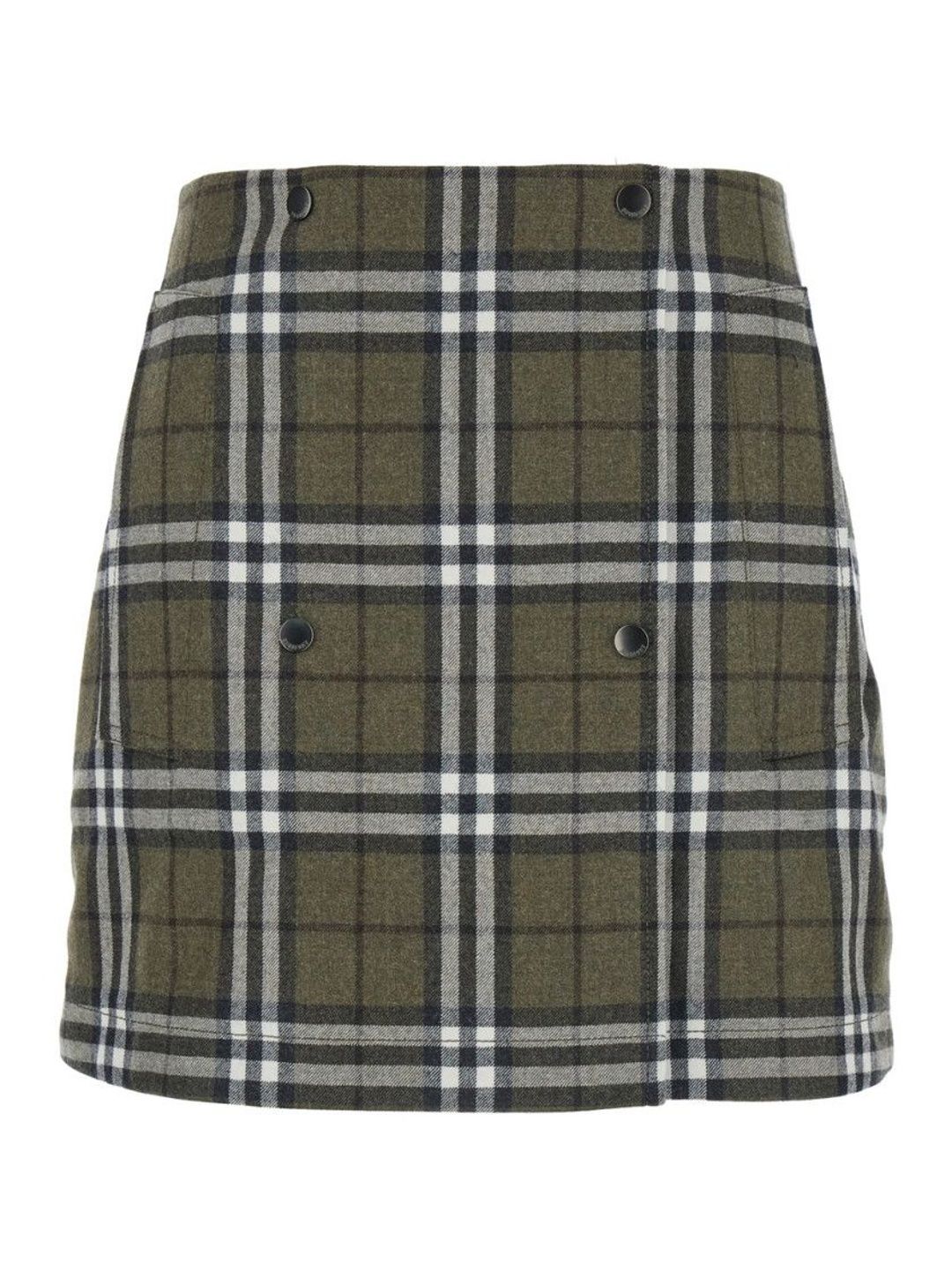 Burberry Green Checks Mini Skirt-picture-31
