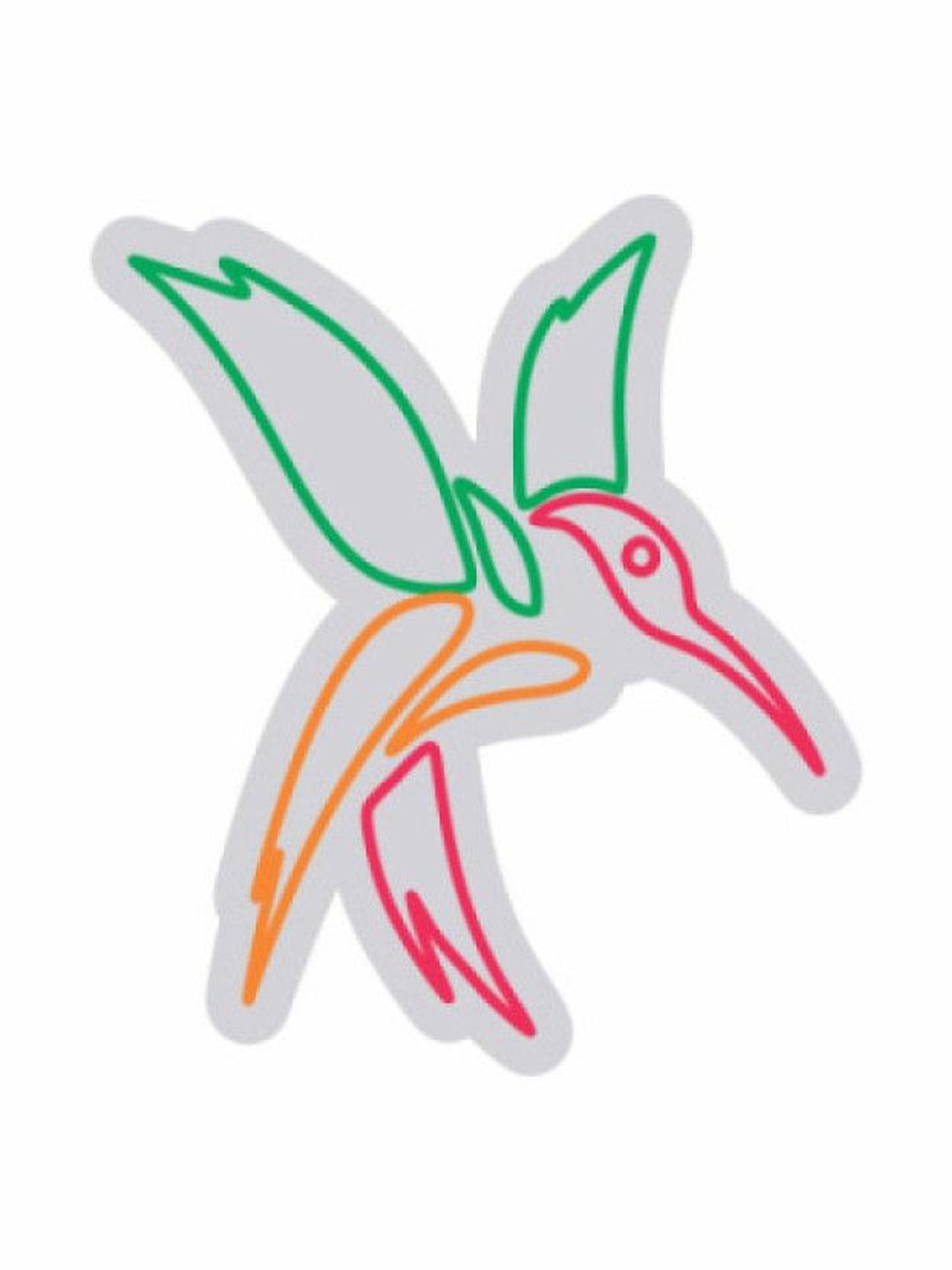 Custom Neon Hummingbird Design String Lights-image-20