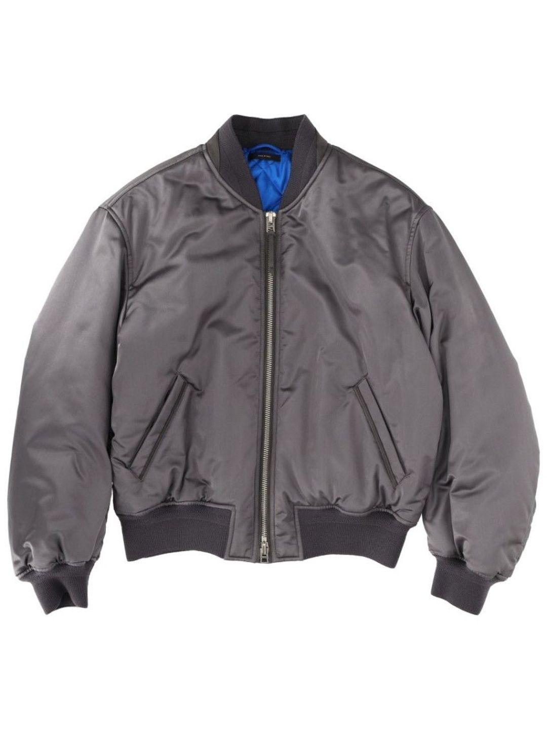 Grey Solid None Jacket-image-34