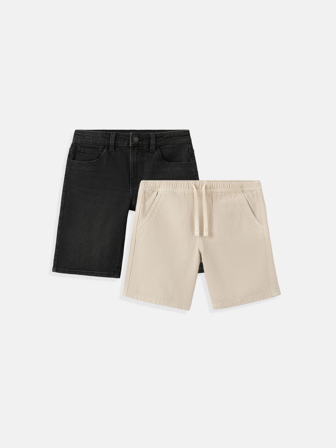 Mango Kids Boys Pack of 2 Pure Cotton Shorts-picture-37