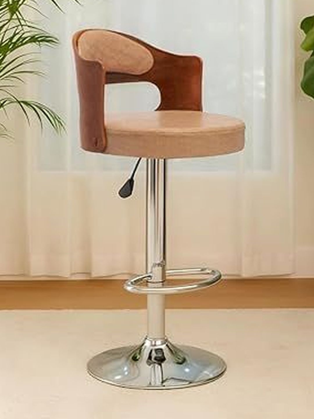 FUGO Brown Adjustable Seat Height Study Arm Chair-picture-20