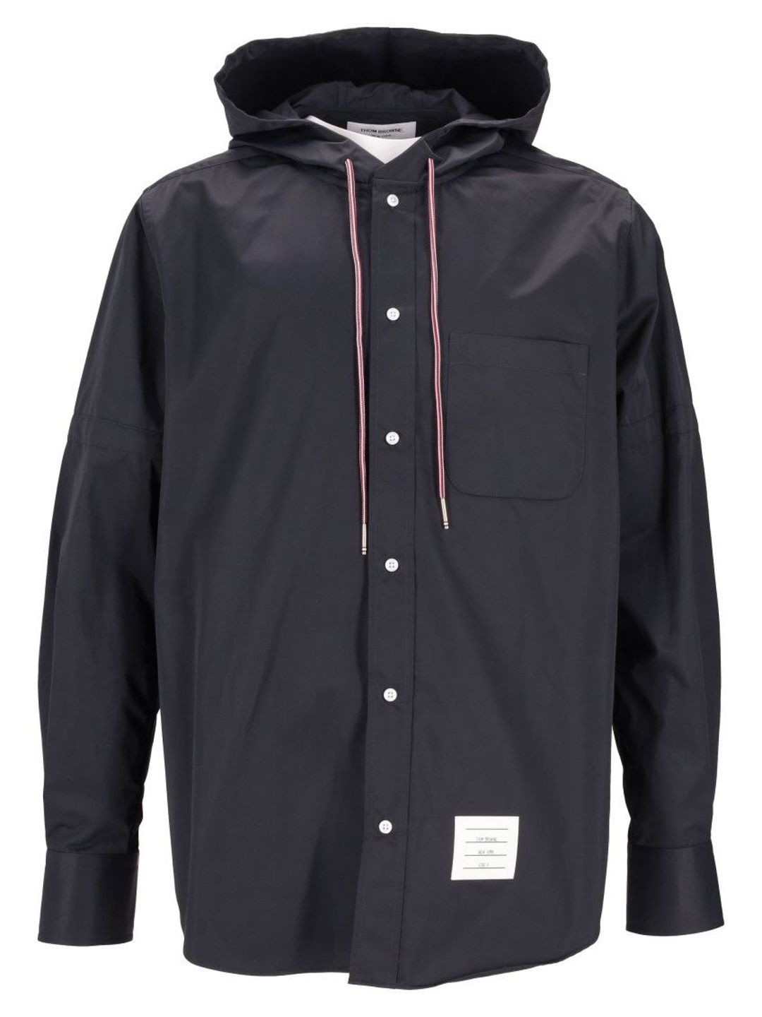 thom browne Blue Solid Hood Jacket-picture-40