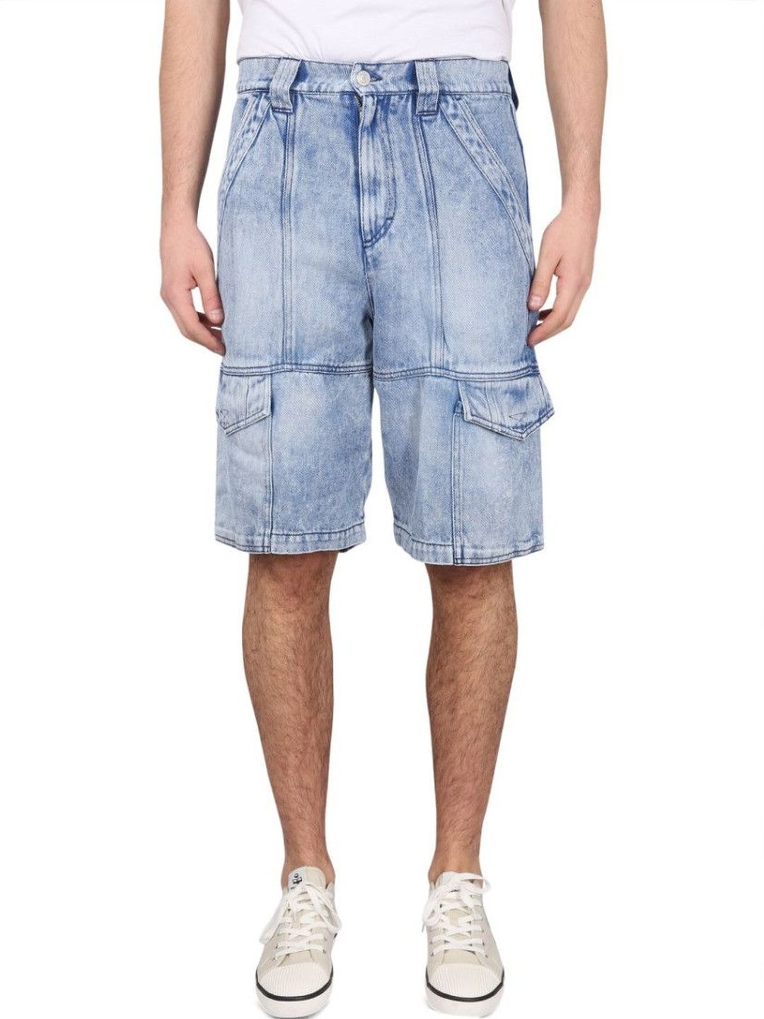 isabel marant Light Blue Solid Shorts-picture-14