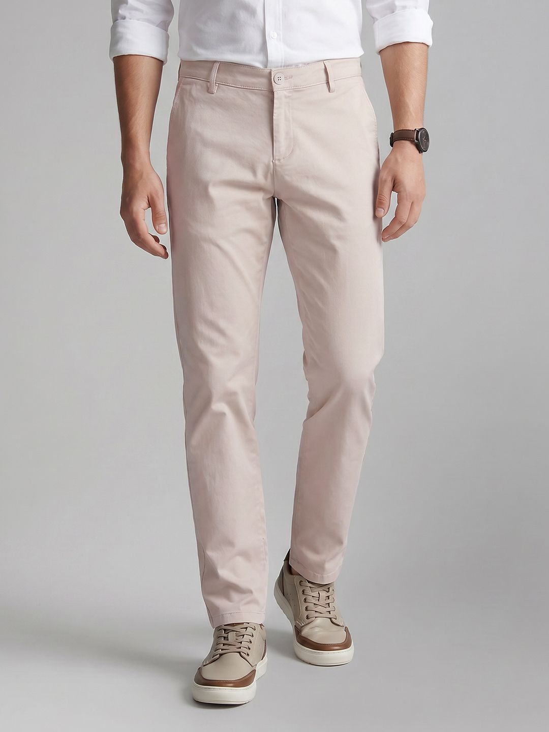 Allen Solly Men Slim Fit Formal Trousers-picture-35