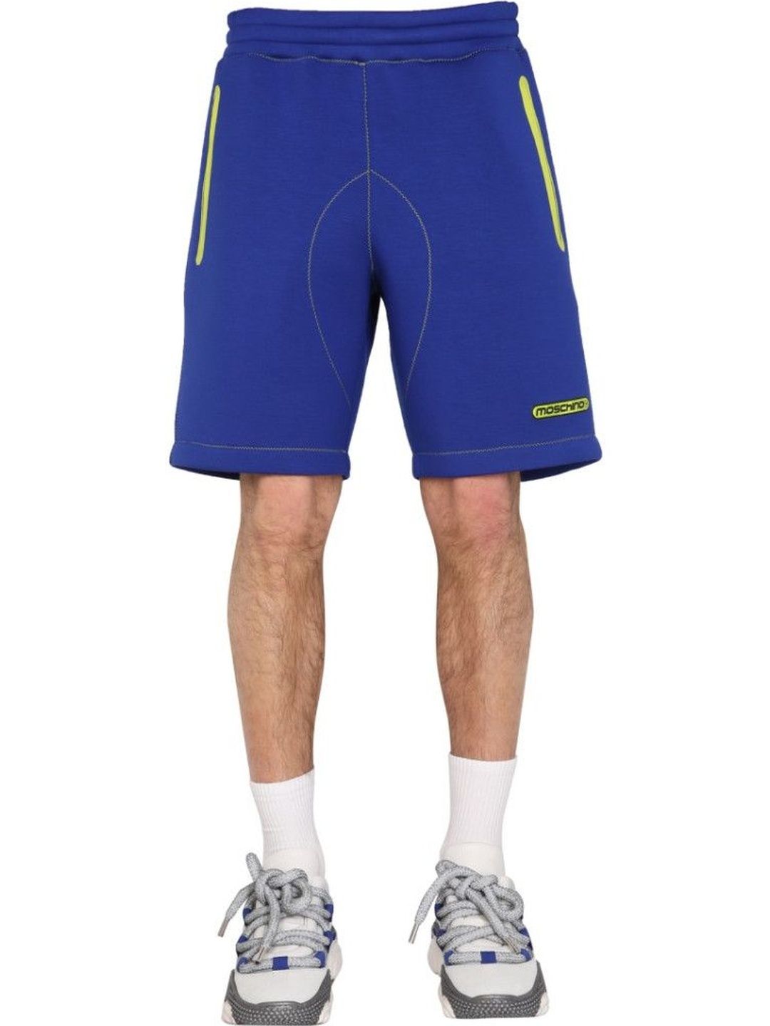 moschino Blue Logo Shorts-picture-43