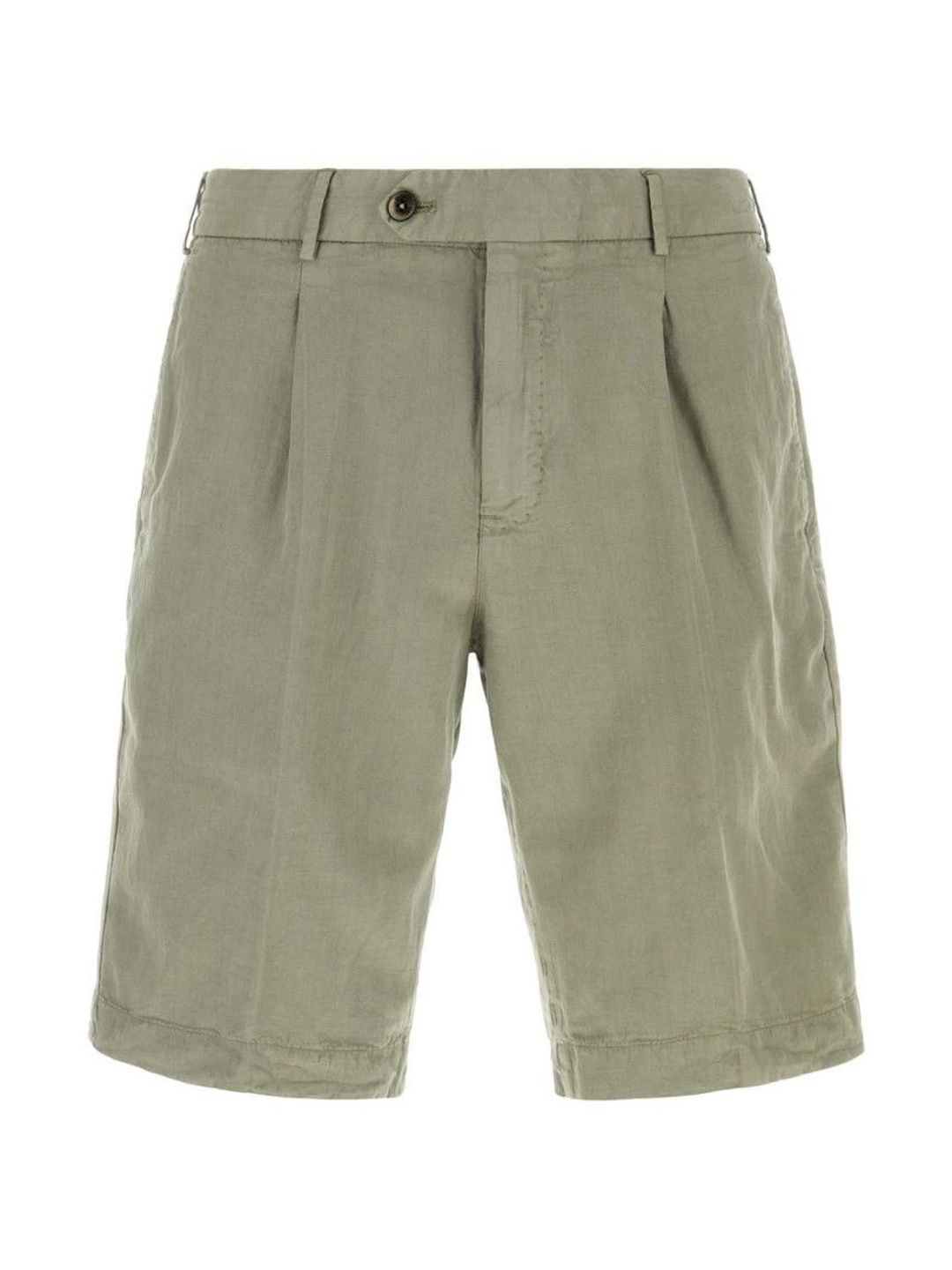 Pt Torino Green Solid Shorts-picture-34