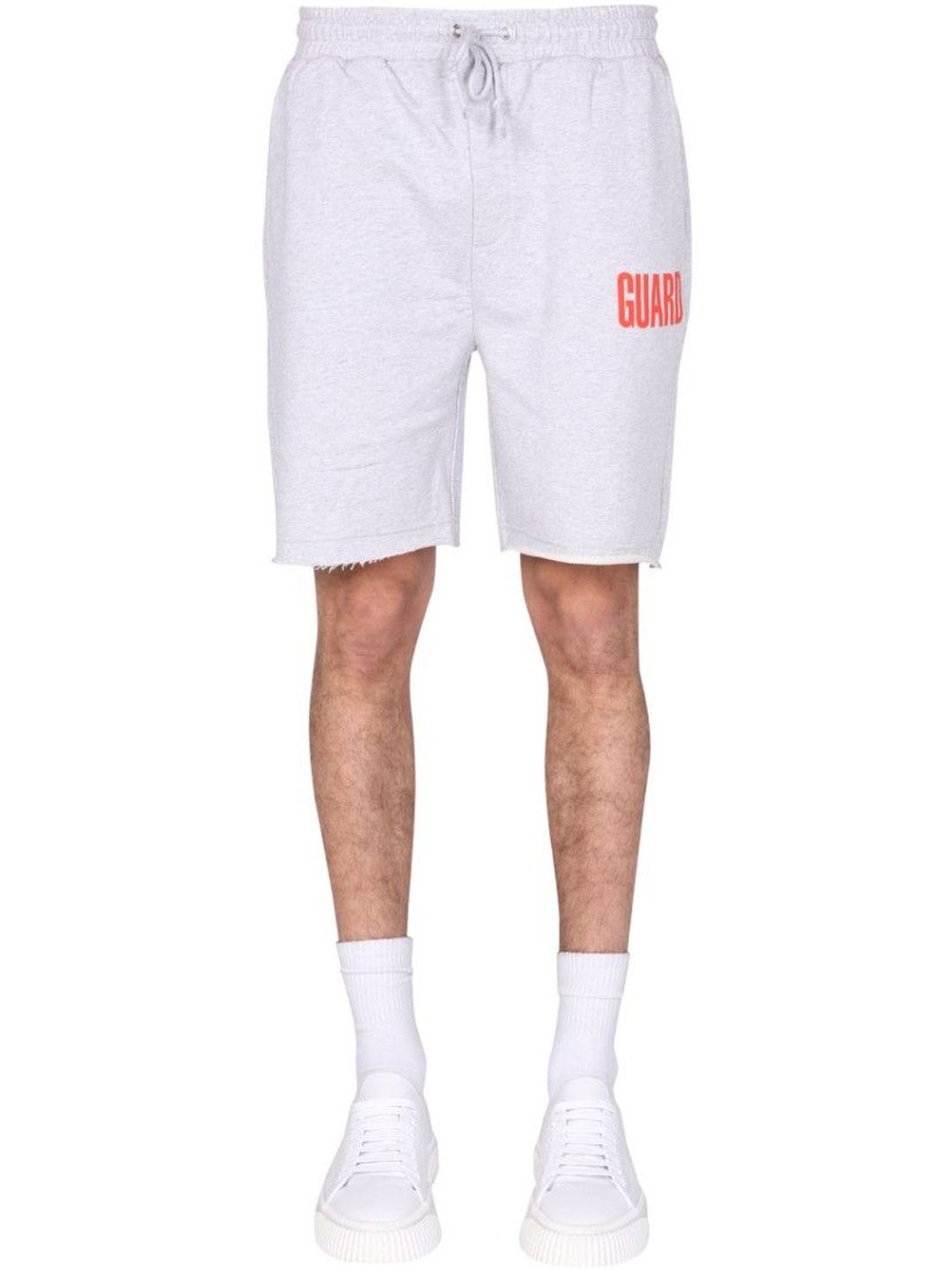 helmut lang Light Grey Graphic Shorts-picture-35