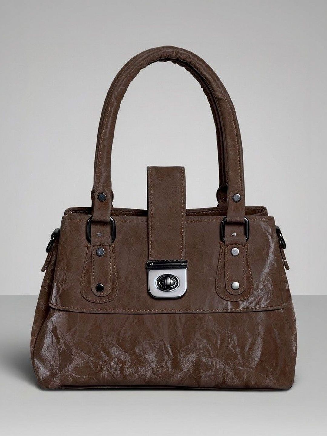 ShopCircuit Textured Structured Handheld Bag with Quilted-picture-58