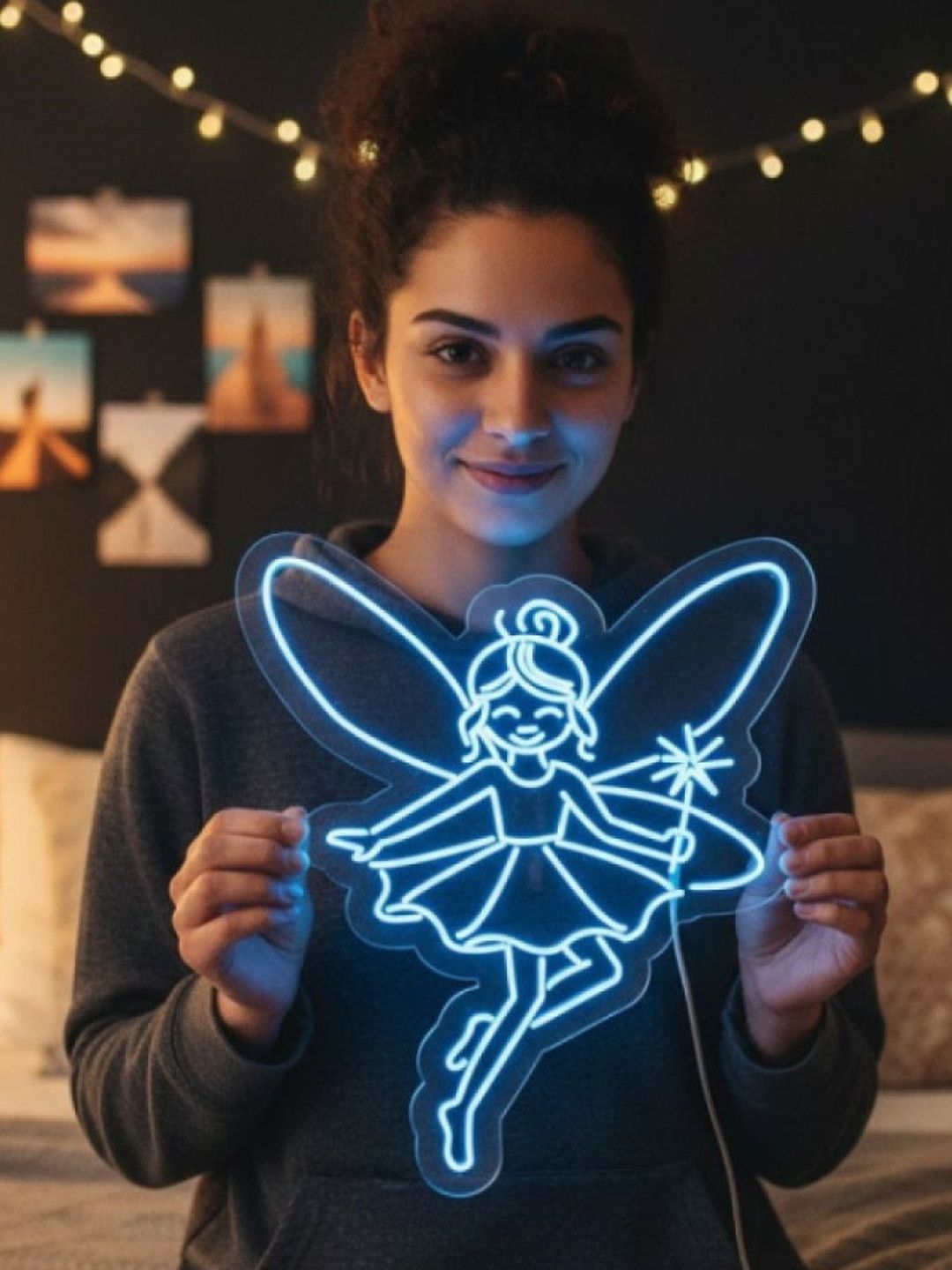 Custom Neon Fairy Design String Light-picture-31