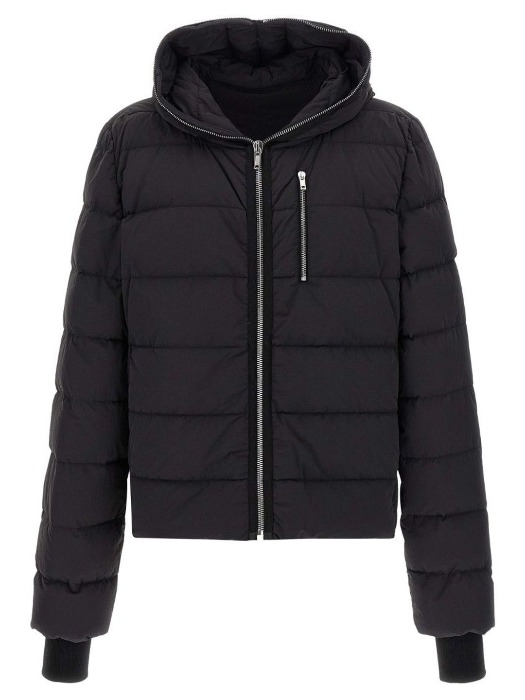 Rick Owens Black Quilted Hood Jacket-picture-20